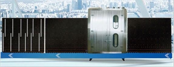 China Máquina de lavar de vidro vertical com três pares da escova fornecedor