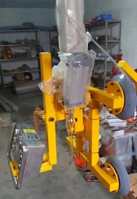 China Ferramenta de levantamento de vidro pneumática amarela do madeira de chapa metálica do elevador e a de mármore fornecedor