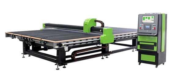 China Tipo máquina de Bottero de corte de vidro do CNC com a auto tabela de carga e a tabela do corte fornecedor