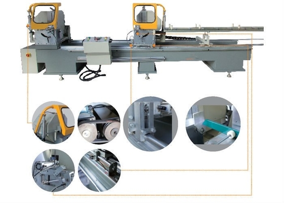 China Máquina de corte de alumínio do perfil da eficiência elevada com função chave de canto do corte fornecedor