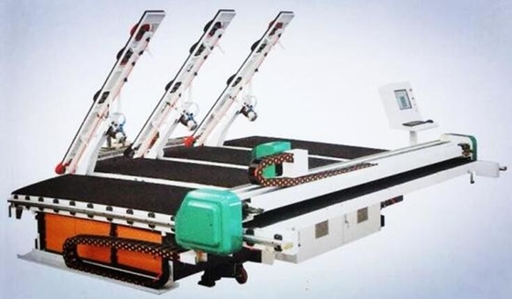 China Máquina de corte de vidro integrada do CNC, máquina de corte de vidro da forma com braços de carga fornecedor