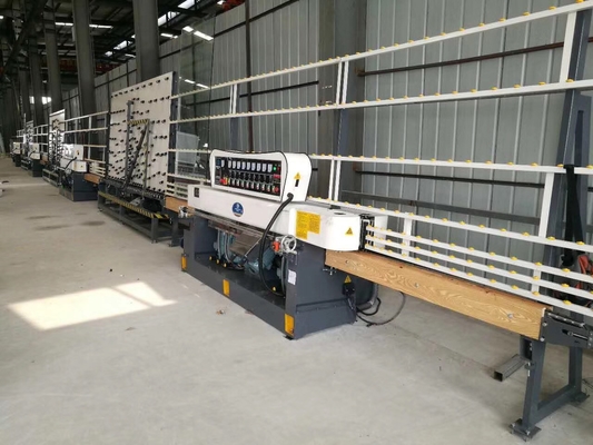 Máquina de vidro linear da afiação de 45 graus com a roda de diamante 9 abrasiva ajustada fornecedor